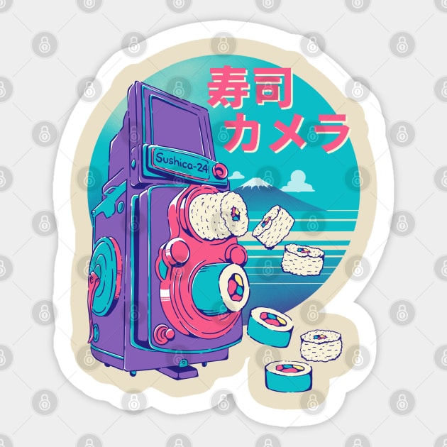 Retro Sushi Camera Sticker by mai jimenez